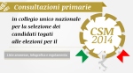 Consultazioni per la selezione dei candidati alle elezioni per il CSM 2014 - 